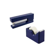 JAM Paper Desk Organizer Set Navy Blue (3378NB)