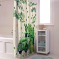 thumbnail image 5 of St Patricks Day Shower Curtain Green Truck Lucky Clover Shower Curtains for Bathroom Shamrock Green Eucalyptus Leaves Bath Curtains Sets for Spring Irish Holiday Decor Waterproof Standard 72" X 72", 5 of 6