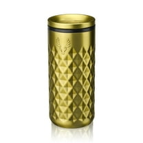Viski Paragon Stainless Steel Highball Tumbler Home Bar, 16oz Set of 1 Gold