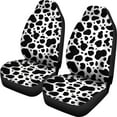 thumbnail image 3 of Cow Print Car Seat Covers 144730 Pack of 2 Universal Front Seat Protective Cover, 3 of 6