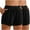 Black, variant on Plebaso 2 Pack Womens Sweat Shorts Casual Drawstring Running High Waisted Athletic Shorts with Pockets