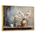 thumbnail image 2 of Designart "Still Life With Pottery And Florals" Landscape Trees Floater Framed Wall Decor, 2 of 5