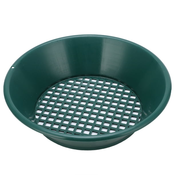 Bandeja de tamizado de pantalla de oro de 350 mm, herramienta manual de lavado de oro, accesorio para minería de batea