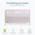 thumbnail image 4 of Dream On Me Synergy Wave 5-in-1 Convertible Crib, Pink, 4 of 9