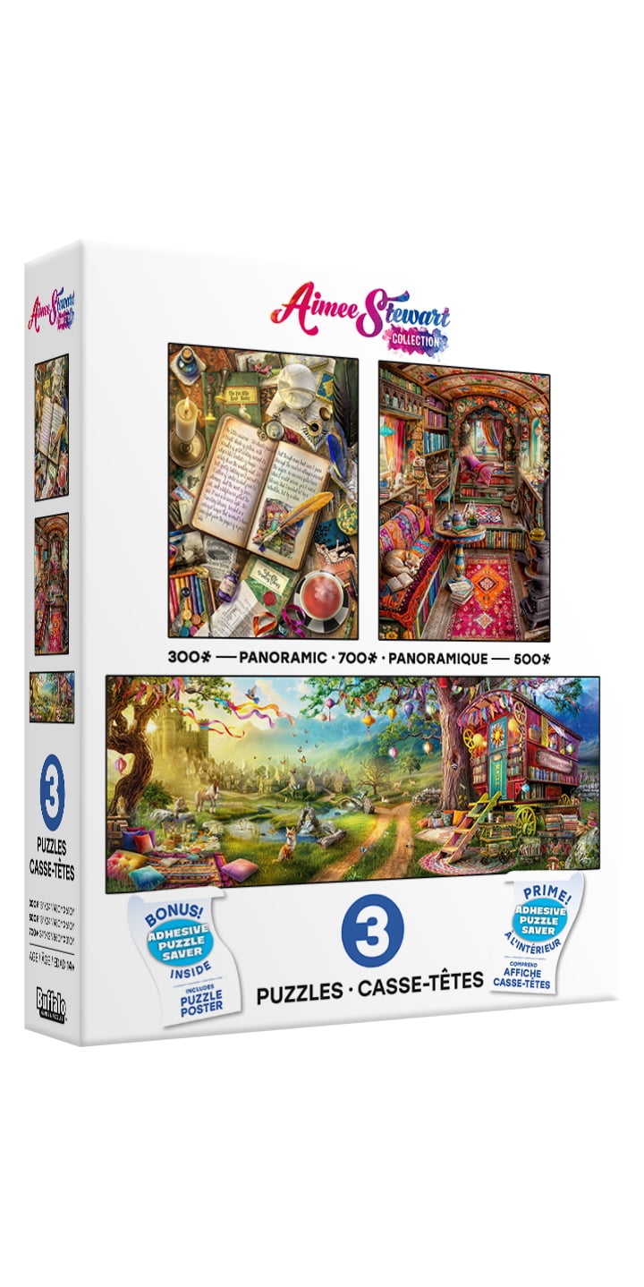 Ceaco 3 in 1 Multipack Aimee Stewart 1500 Piece Interlocking