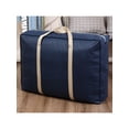 thumbnail image 2 of Fangasis Tote Handbag Cubes Moving Bags Supplies Men Carry On Storage Box Extra Large Women Portable Organizer Heavy-Duty Zipper Navy Blue S:18.9x9.84x11.81", 2 of 9