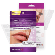 Cold Sore Treatment Patch Duo - Large Ultra Thin 15mm & Original Thin 12mm 60 Patches