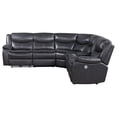 thumbnail image 4 of Sycamore Upholstered Power Reclining Sectional Sofa Grey, 4 of 12