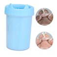 thumbnail image 4 of Taza limpiadora de patas de perro mascota de silicona suave desmontable Ticfox azul L, 4 of 9