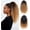 16 Inch, variant on Afro Kinky Curly Ponytail Human Hair 150% Density Brazilian Virgin Hair 4C Afro Puff Drawstring Ponytail Extension for Black Women Dark Brown Color (12 Inch 4#)