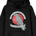 thumbnail image 2 of Yellowstone You Can't Reason With Evil Long Sleeve Black Adult Hooded Sweatshirt-Large, 2 of 4
