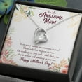 thumbnail image 2 of To Mom Awesome Mom Forever Necklace w Message Card, 2 of 20