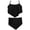 Black1, variant on Tween Girls Swimsuits Two Piece Bikini Beach Sports Outfit Swim Swimwear 7-8 Years