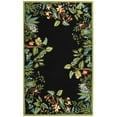 thumbnail image 5 of SAFAVIEH Chelsea Deloris Animal Lovers Wool Area Rug, Black/Green, 7'6" x 9'6" Oval, 5 of 9
