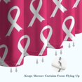 thumbnail image 6 of Pink Breast Cancer Shower Curtain 36"x72" ,Bathroom Decorative Shower Curtains Set with 12 Hooks,Modern Waterproof Washable Shower Curtain, 6 of 6