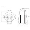thumbnail image 4 of Perilla Interruptor 3/5 Vías para Guitarra 5 Uds. Punta Apta ST/TL (plateada), 4 of 5
