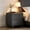 Charcoal grey, variant on AUU Modern Fluted Nightstand with Two Soft-Close Drawers – Painted Wood Frame, Metal Pulls, Elevated Base for Bedroom