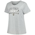 thumbnail image 4 of Women's Profile Black/Heather Gray San Francisco Giants Plus Size T-Shirt Combo Pack, 4 of 5
