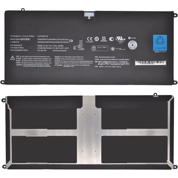 L10M4P12 Laptop Battery for Lenovo IdeaPad U300 U300s U300s-IFI U300s-ISE Yoga13-IFI Yoga13-ISE Yoga13-ITH Series Notebook L1OM4P12 121500093 11S121500093Z20 14.8V 54Wh