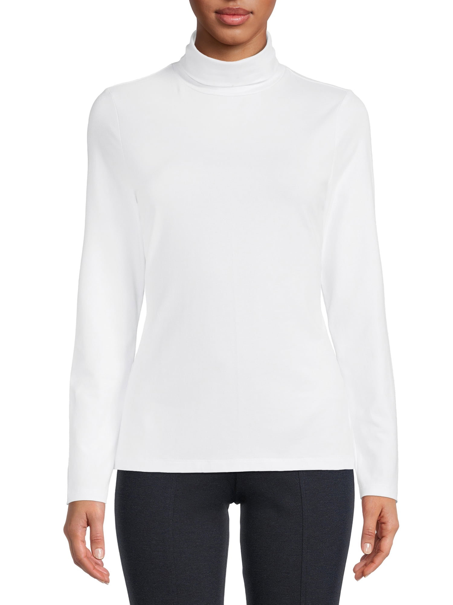 Time And Tru Women's Knit Turtleneck Top
