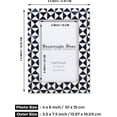 thumbnail image 2 of Handicrafts Home Picture Frame 4x6 Photo Frames, Marquet-Indigo Collection, Pack of 2, 2 of 8