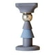 thumbnail image 4 of Tope de puerta para montaje en pared o suelo, soporte resistente para puerta de cocina Azul, 4 of 9