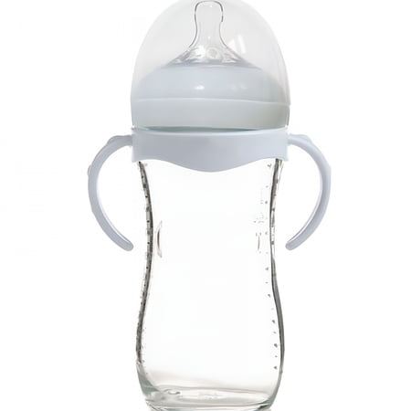 ACDANC Baby Bottle Grip Handle for Natural Wide Mouth PP Glass Feeding Bottles Easy Grip Double Wing Design for Infant Home Use