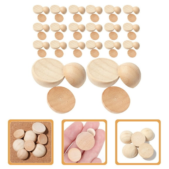 KAKOWELY Wood Balls for Craft Diy Enthusiasts 150Pcs 0.4In