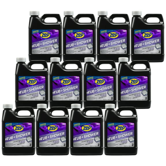 Zep Advanced Tub and Shower Drain Opener Gel - 32 oz (Case of 12) U49210 - Formulated For Hair, Soap and Conditioner