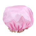 thumbnail image 1 of Flmtop Home Women Elastic Reusable Waterproof Shower Cap Head Hair Cover Bathing Hat, 1 of 10
