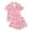 82Pink183, variant on XAOFW Halloween Pajamas Pumpkin Print Lapel Collar Girls Pajamas Sets Short Sleeve Button Down Shirts And Shorts Kids 2 Piece Loungewear Sets Trendy Homewear 3-4 Years