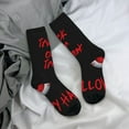 thumbnail image 5 of KLL Happy Halloween2 Print Cool Socks Men's Women's Crew Socks Funny Crazy Novelty Stockings, 5 of 6