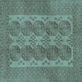thumbnail image 1 of Ahgly Company Indoor Square Persian Light Blue Traditional Area Rugs, 5' Square, 1 of 4
