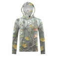thumbnail image 6 of Feancey Camo Sun Hoodie Mens with Mask UV Protection Hunting Hoodies Long Sleeve Lightweight Quick Dry Fishing Shirts Camouflage 5XL, 6 of 10