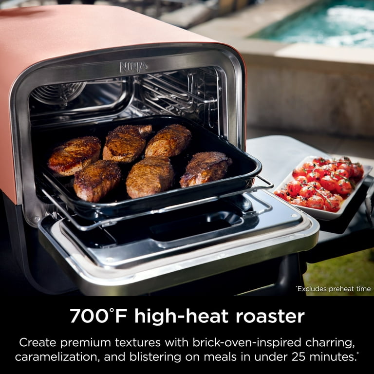 Ninja Woodfire 5-in-1 Outdoor Oven, 700°F High Heat Roaster