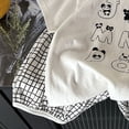 thumbnail image 3 of Ulanda 100% Organic Cotton Baby Short Sleeve Pajama Sets, Toddler Boy Girl 2-Piece Sleepwear (White, 18-24 Months), 3 of 4