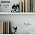 thumbnail image 2 of GLOWNEON Phoenix Metal Bookend, Decorative Book Holder for Shelf or Office Desk Decor, 2 of 4