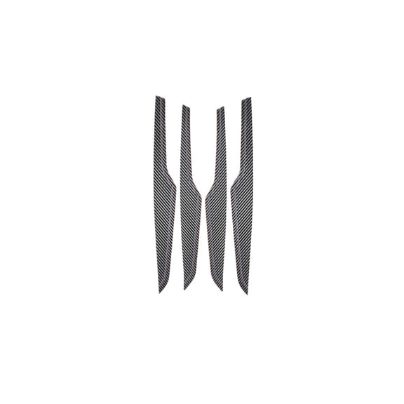 IRNUDENY Inside Auto Door Strips Panel Sticker Trim Compatible For BMW X5 F15 X6 F16 2014-2018 4PCS Car Moulding Accessories
