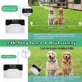 thumbnail image 3 of Wireless Dog Fence, 2026 Electric Fence for 2 Dogs Shocks Training Collar Remote 2-in-1,Wireless Pet Containment System with Adjustable Vibration & Shock Training Collar for All Dogs, 3 of 10
