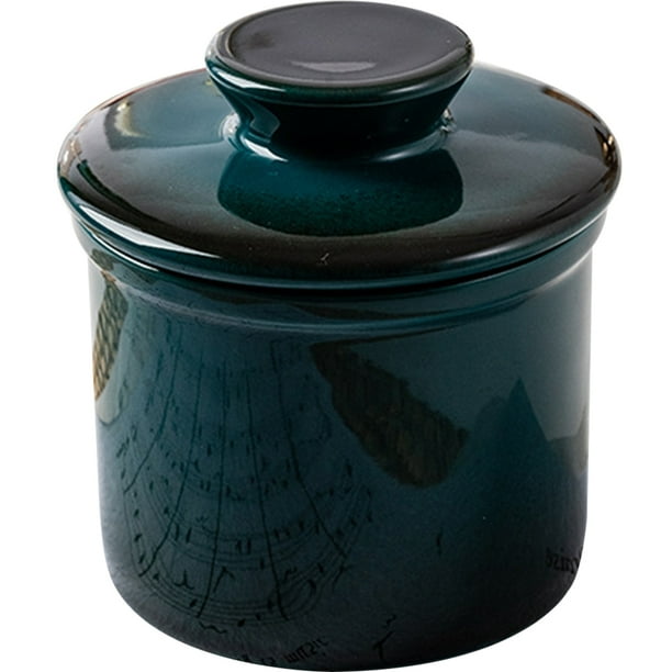 Reusable Butter Jar Ceramic Butter Holder Ceramic Storage Jar Butter