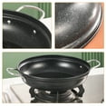 thumbnail image 4 of Iron Hot Pot Kitchen Cooking Wok Heat-resistant Metal Cooking Wok With Handle 24cm, 4 of 7