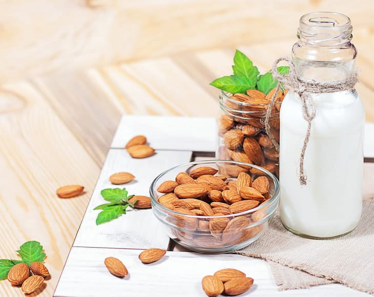 Organic Imported Raw Almonds, 12 Pounds - Non-GMO, Kosher, No Shell, Whole, Unpasteurized, Unsalted, Raw, Vegan - by Food to Live
