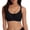 Black, variant on MEICHEN Supportive Wireless Jelly Bras for Women Full Coverage No Underwire Bralettes Push Up Seamless Underwear