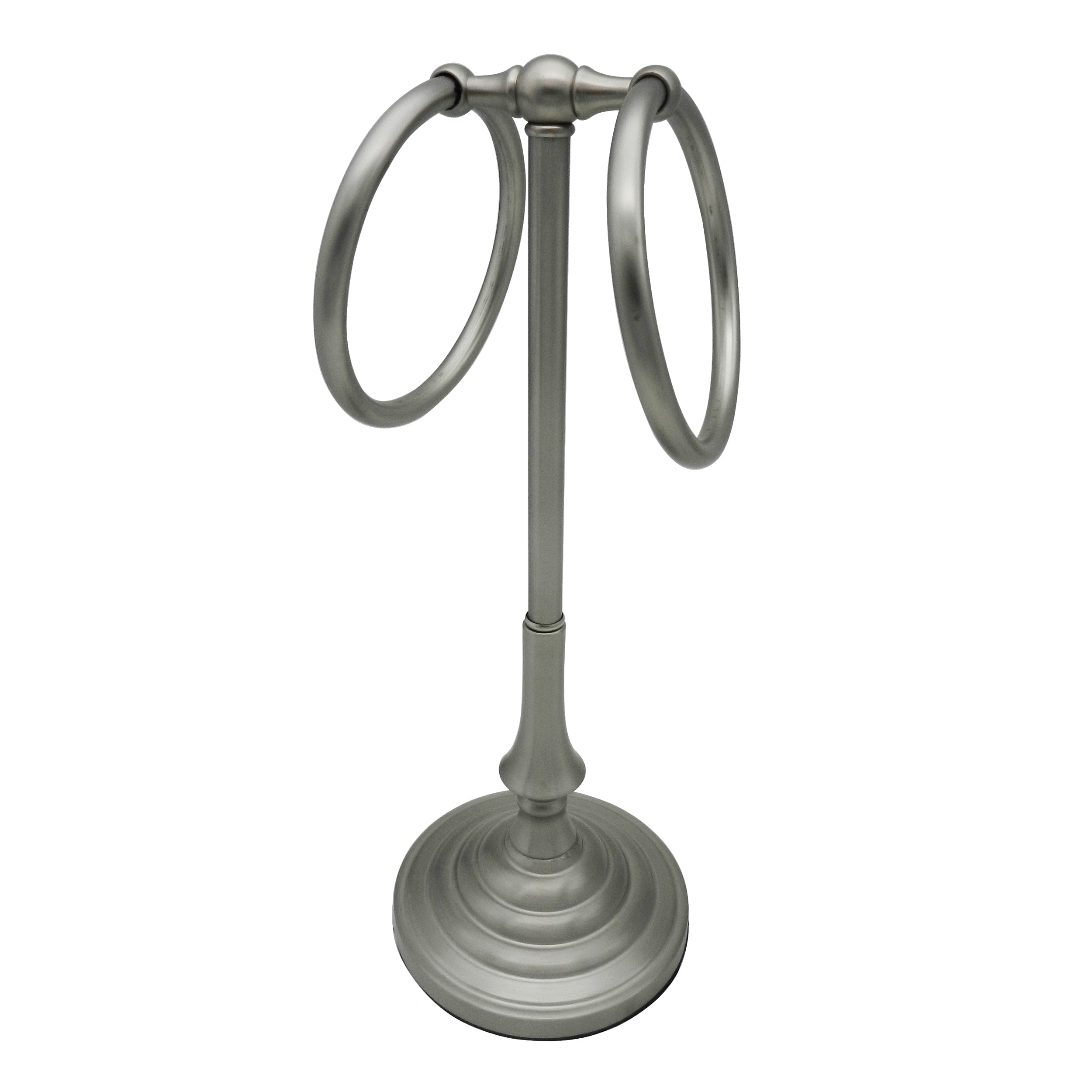 Broadway Bath Countertop Towel Ring Holder in Brushed Nickel Walmart