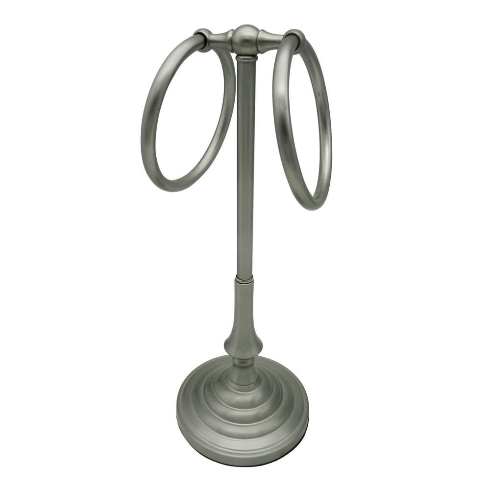 Broadway Bath Countertop Towel Ring Holder in Brushed Nickel Walmart
