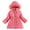 Pink, variant on Kaemgyyd Girl Winter Coats Lightweight Long Sleeve Hooded Puffer Jacket Sherpa Fleece Lined Toddler Warm Snow Outwear with Pockets