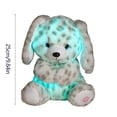 thumbnail image 3 of 10" Light up Husky LED Stuffed Animal with Colorful Night Light Glow Soft Plush Toy Gifts for Kids on Christmas Birthday, Husky(White,10"), 3 of 6