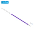 thumbnail image 3 of Uxcell 1mm Gel Pens Refills, 24 Pack  Fluorescence Metallic Ink Bold Point for Adults Coloring Books  , Purple, 3 of 5