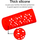thumbnail image 3 of Funda protectora de silicona para botellas de agua, fundas protectoras antideslizantes aislantes, ultra gruesas y duraderas, 3 of 5