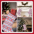 thumbnail image 7 of Uemuo red blue Snow Mountain Print Christmas Stockings, 18inch Xmas Hanging Stocking Decorations for Christmas Party Family Decor, 7 of 7